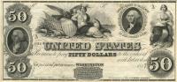 p47 from United States: 50 Dollars from 1847